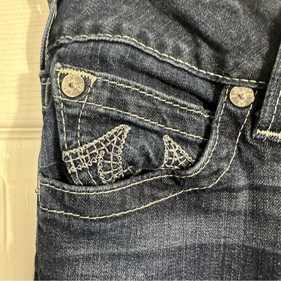 True Religion jeans, sz. 28,‎ skinny, metallic stitching, cotton blend, spring - Picture 3 of 10